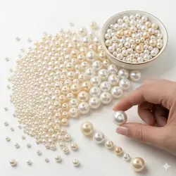 White and Cream Pearls image