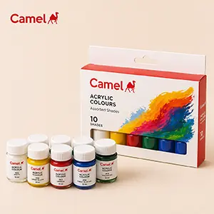 Camel Acrylic Colour Assorted Packs image