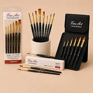 Fine Art Paint Brushes image