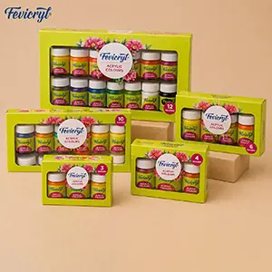 Fevicryl Acrylic Colour Assorted Packs image