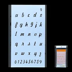 Alphabet & Number Stencils image
