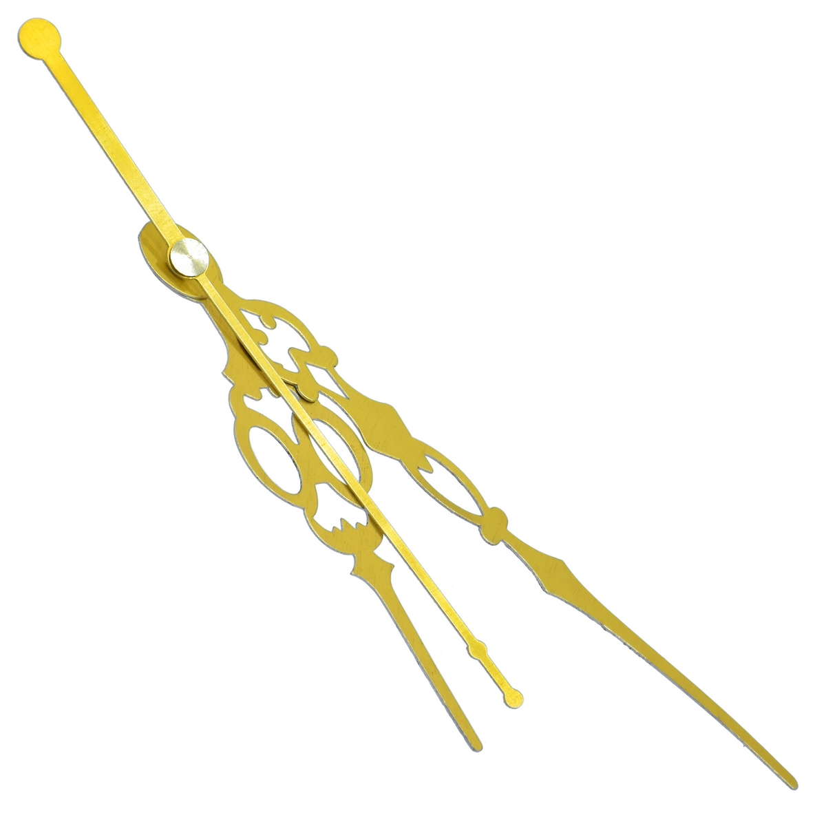 JAGS Clock Hands 5 inch Gold Hour, Minutes & Seconds Hand Set