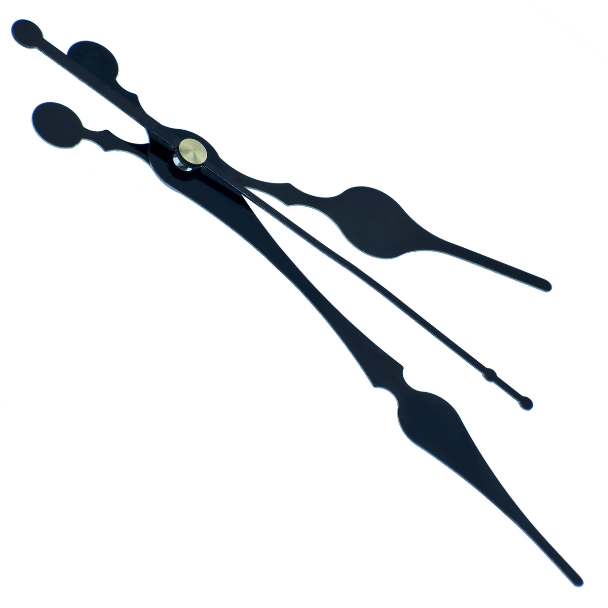 JAGS Clock Hands 4 Inch Black Hour, Minutes & Seconds Hand Set