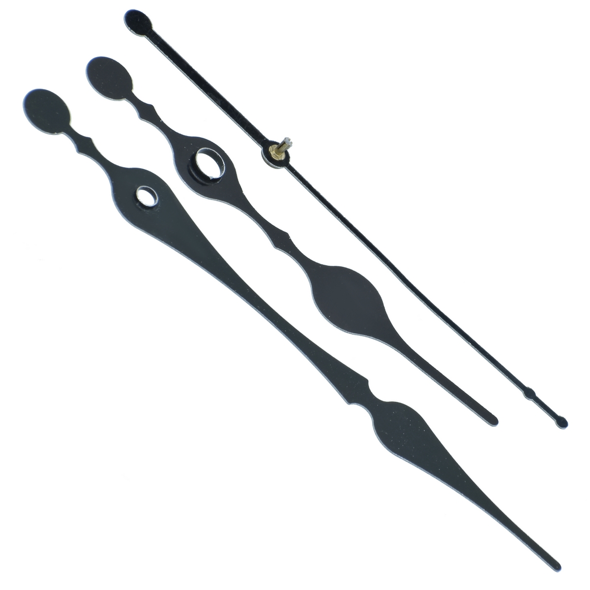 JAGS Clock Hands 4 Inch Black Hour, Minutes & Seconds Hand Set